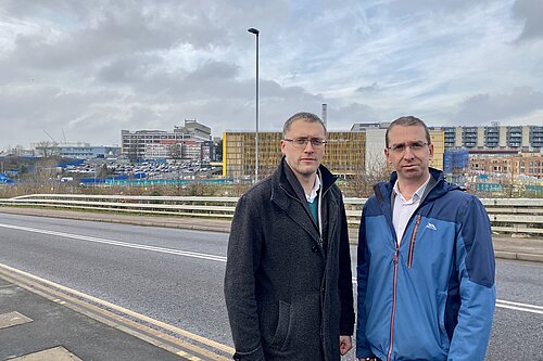 Peter Taylor and Ian Stotesbury Hospital 