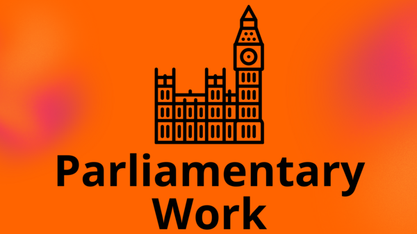 Edward's Parliamentary Work
