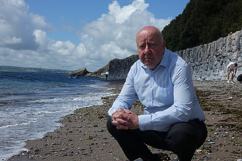 Steve at Torbay beach
