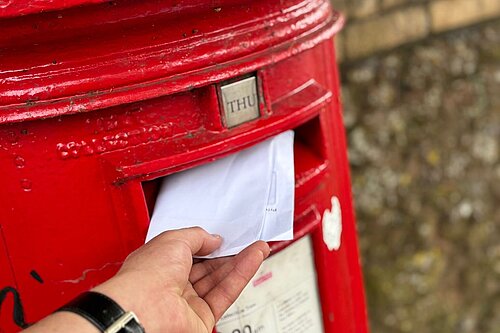 A generic picture of a post box 