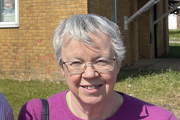 Sherborne Councillors Richard Crabb (Left) and Margaret Crossman (Right) stood outside of the Gainsborough Pavilions
