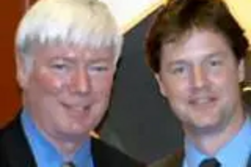 Paul Rowen MP with Lib Dem leader Nick Clegg MP
