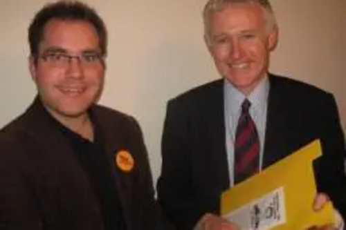 James Gardner and Norman Lamb MP